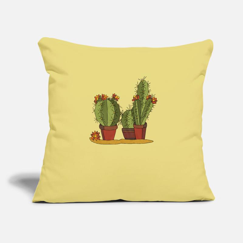 Blumen Sofakissen mit Füllung 45 x 45 cm