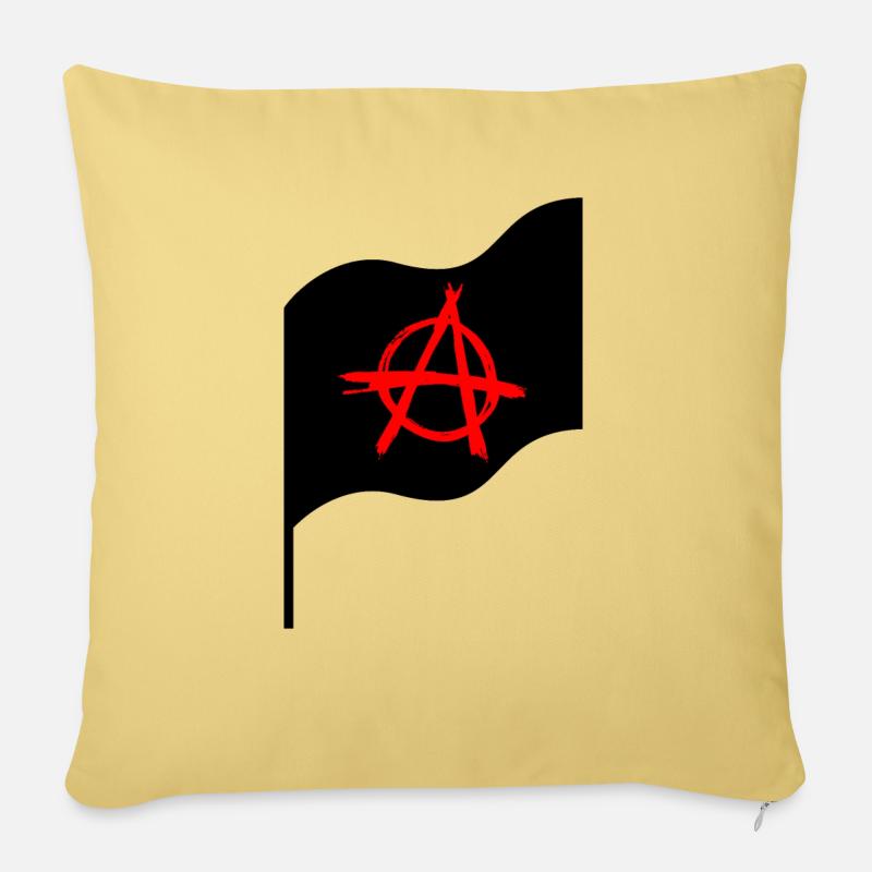 Anarchy - Sofakissen mit Füllung 45 x 45 cm - Hellgelb