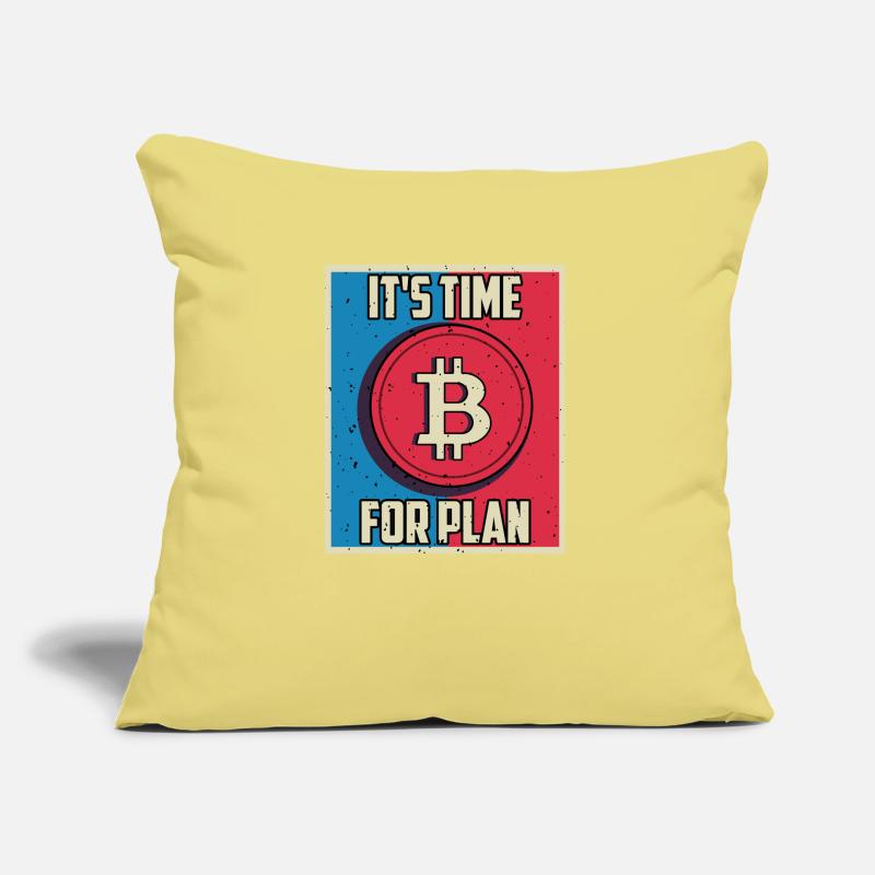 It's time for plan B Coussin et housse de 45 x 45 cm