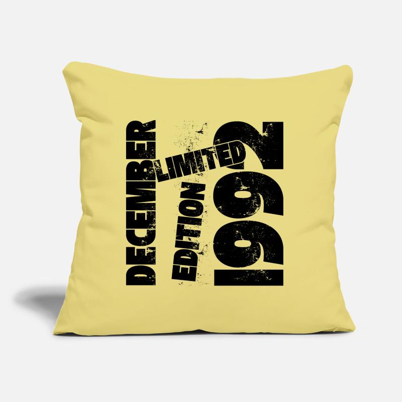 DECEMBRE 1992 LIMITED EDITION Coussin et housse de 45 x 45 cm
