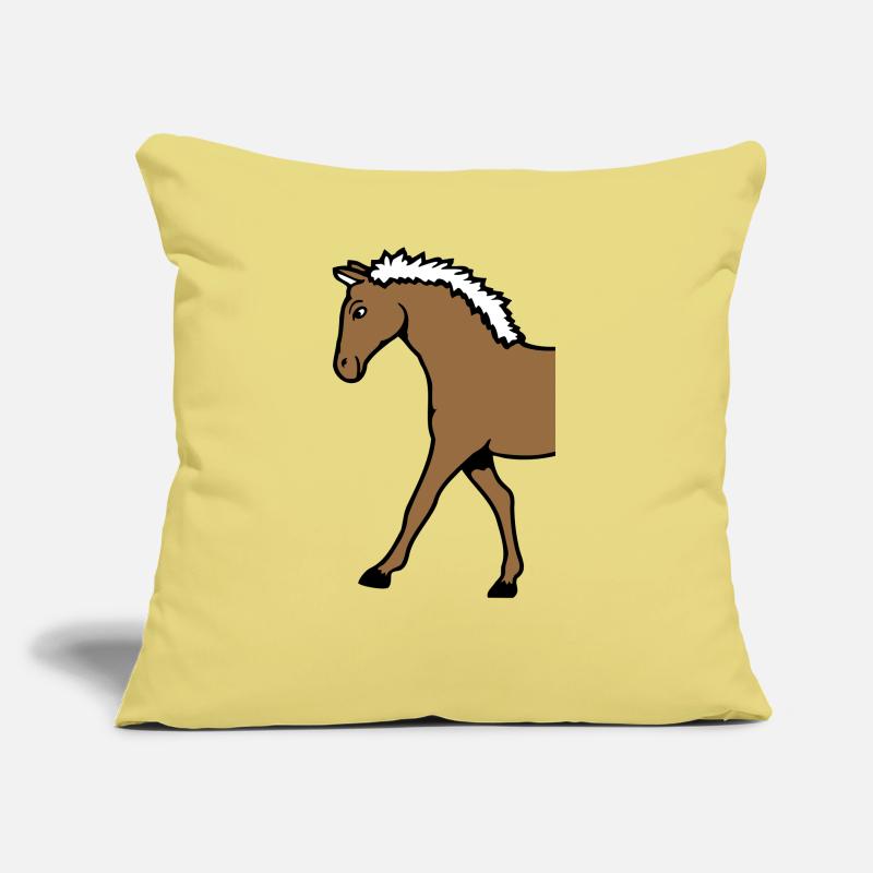 Half Horse Front Part Front Half Front Goes Sofa pillow with filling 45cm x 45cm