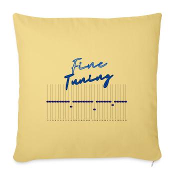 Tuning mal anders: 31-Band Equalizer - Sofakissen mit Füllung 45 x 45 cm - Hellgelb - Vorne