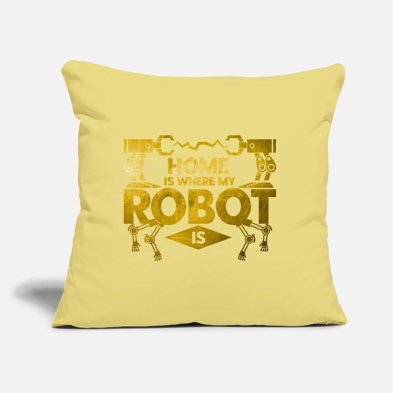 Robotik Ingenieur Lehrer Technik Geschenk Sofakissen mit Füllung 45 x 45 cm