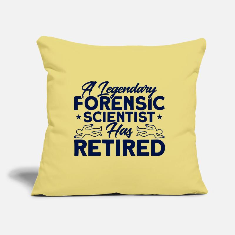 Is retired Forensic Science Gift Sofa pillow with filling 45cm x 45cm