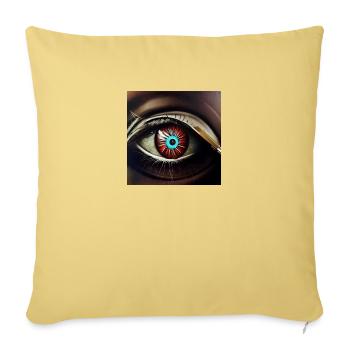 AI Art 1684477181874 - Sofakissen mit Füllung 45 x 45 cm - Hellgelb - Vorne