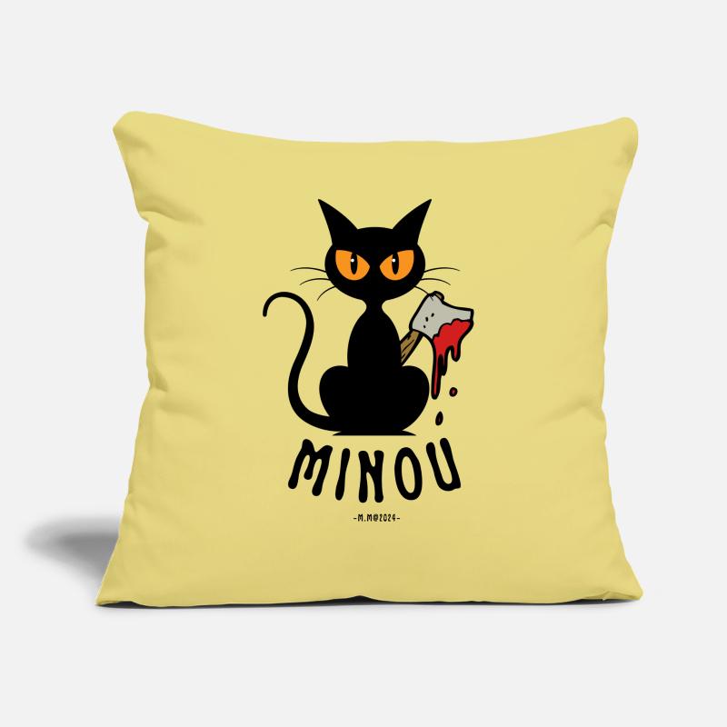 KITTY mit der Axt! Sofakissen mit Füllung 45 x 45 cm