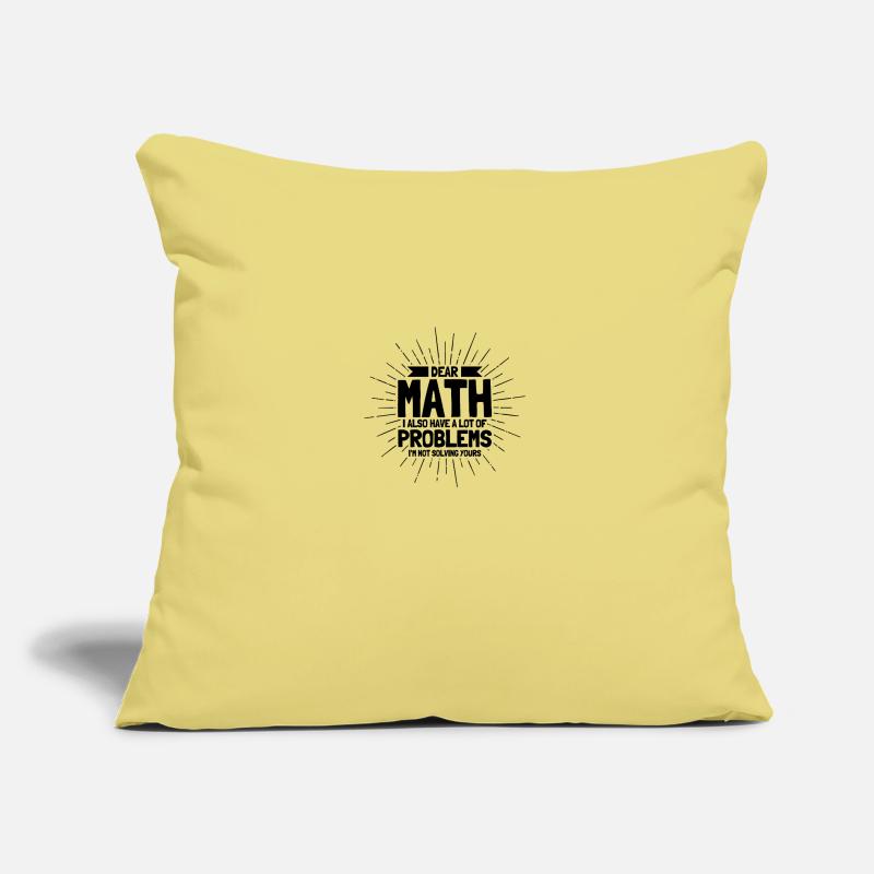 Math Mathématiques Sciences Math Cadeau Coussin et housse de 45 x 45 cm