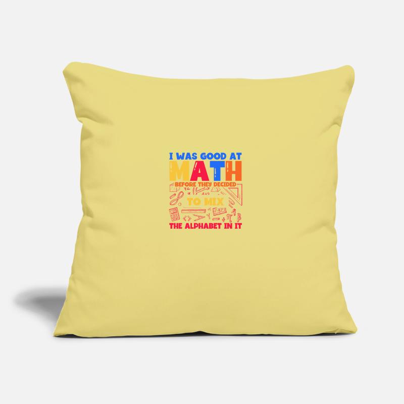 Math Mathématiques Sciences Math Cadeau Coussin et housse de 45 x 45 cm
