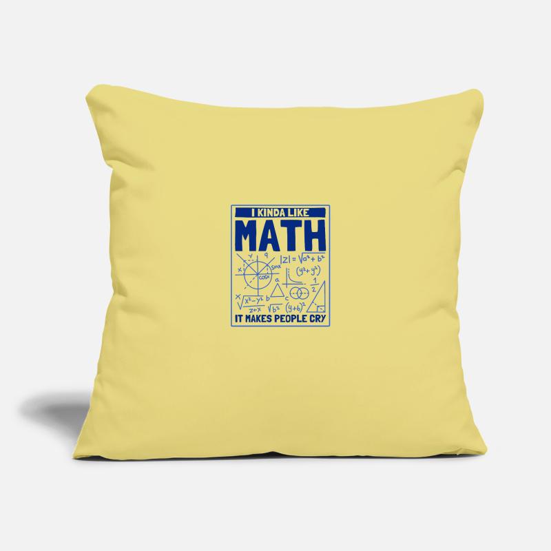 Math Mathématiques Sciences Math Cadeau Coussin et housse de 45 x 45 cm