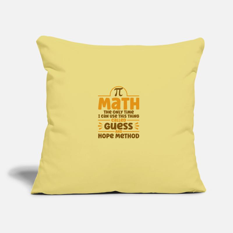 Math Mathématiques Sciences Math Cadeau Coussin et housse de 45 x 45 cm