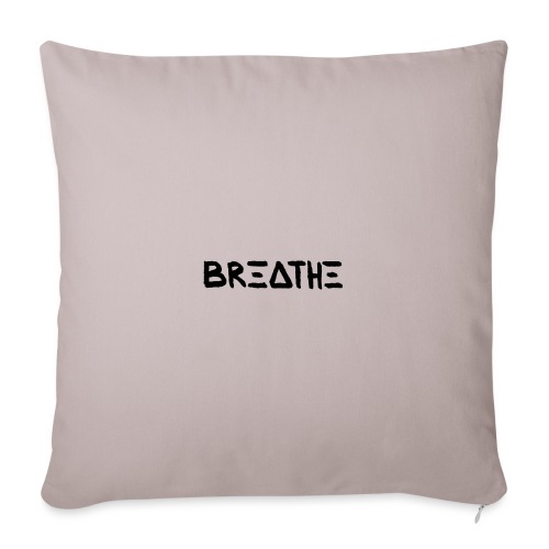 BREATHE | black / schwarz - Sofa pillow with filling 45cm x 45cm