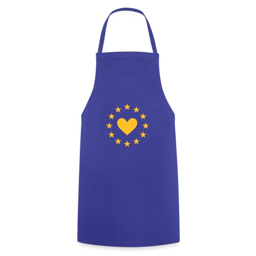EU Herz, I love Europe, Europa Sterne, Flagge - Kochschürze