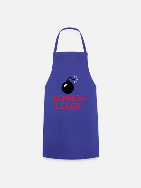 Bomben Leger - Kochschürze - Royalblau