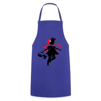 Little Red Riding Hood on the way to the - Cooking Apron - royal blue - Front - AI Model Male 185 dark (185cm)