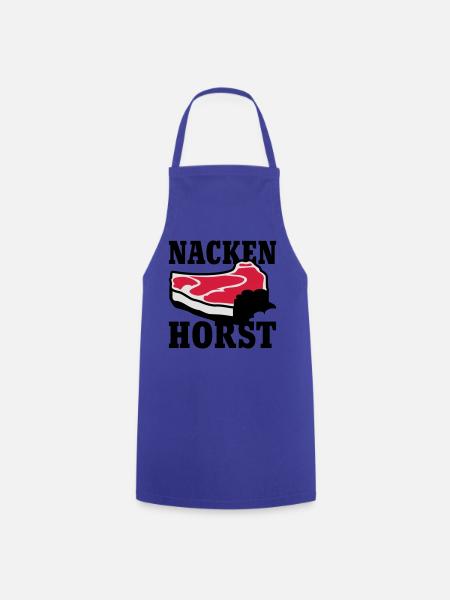 Nacken Horst - Kochschürze - Royalblau