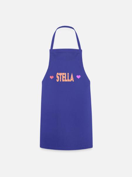 Stella - Kochschürze - Royalblau
