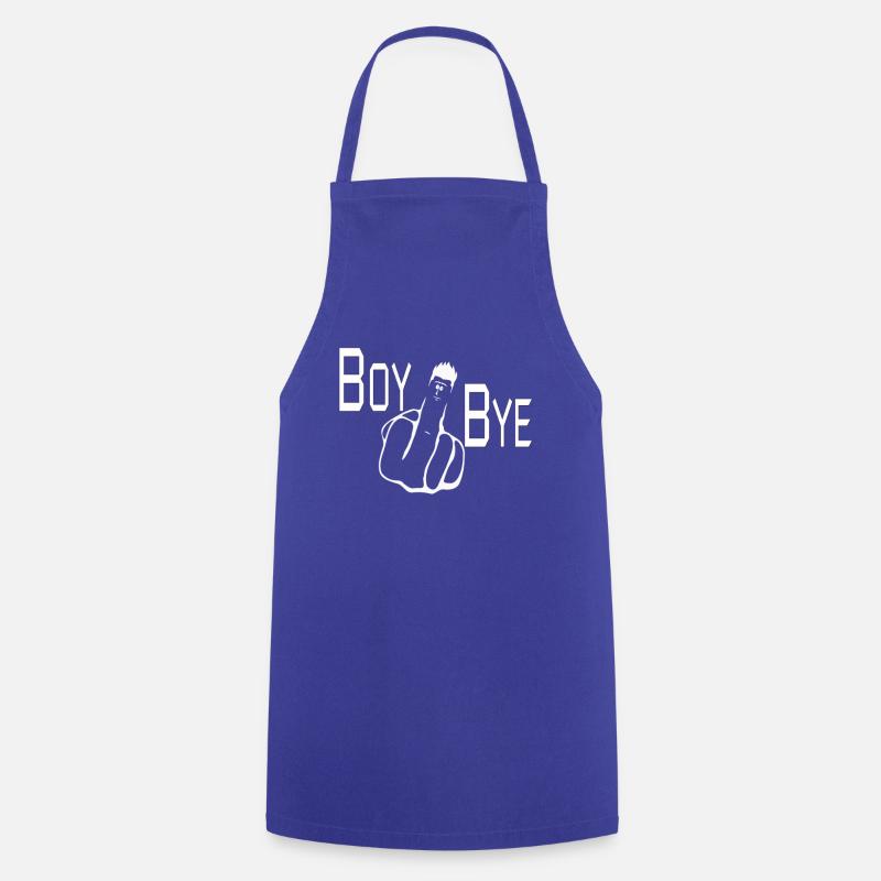 BOY BYE - Tablier de cuisine - bleu royal