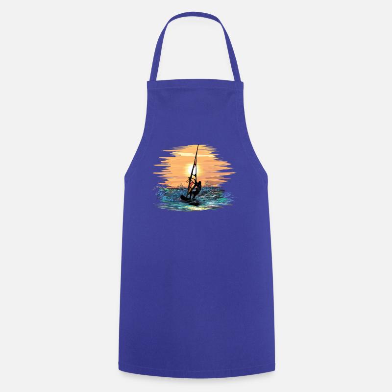 Windsurfing - Tablier de cuisine - bleu royal