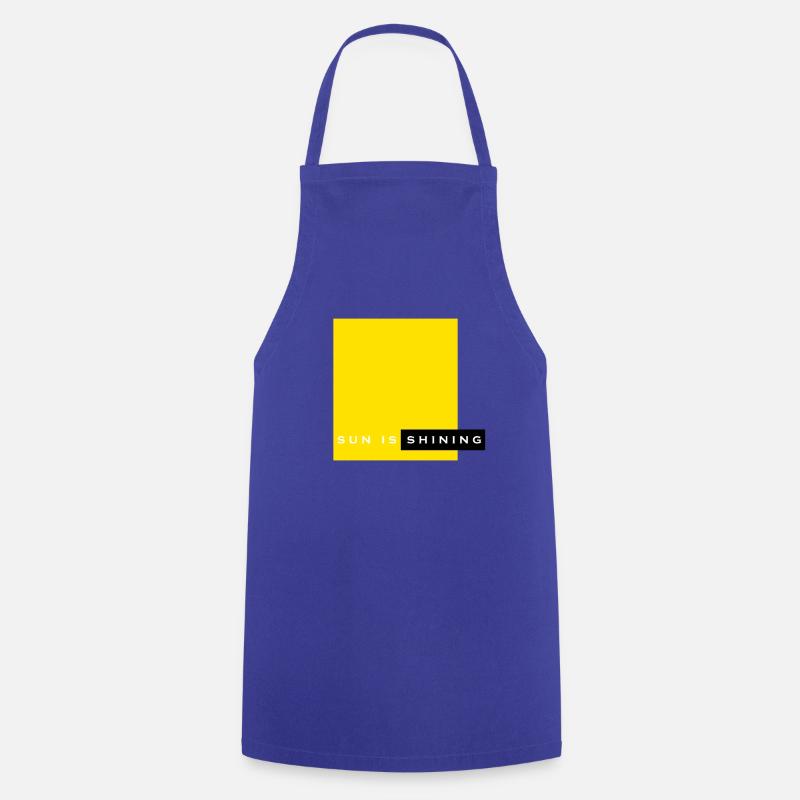sun is shining - Cooking Apron - royal blue
