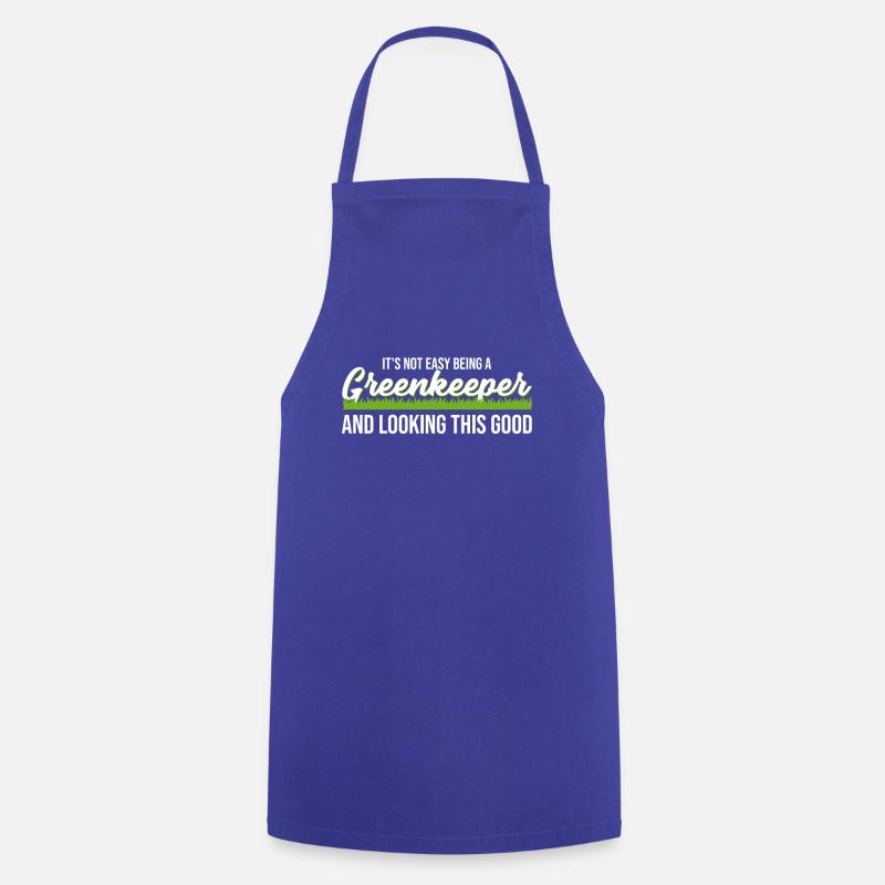 Greenkeeper Golfwart Wart Golf Course - Cooking Apron - royal blue