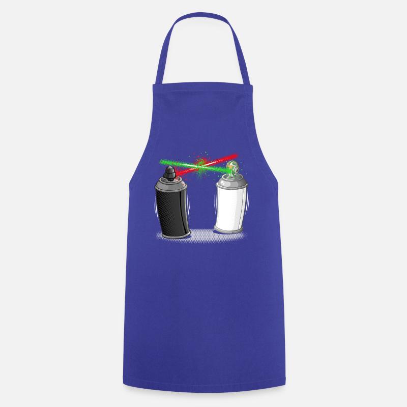 Graffiti wars - Tablier de cuisine - bleu royal