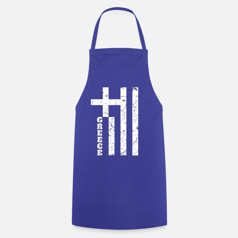 Greece Greeks - Cooking Apron - royal blue