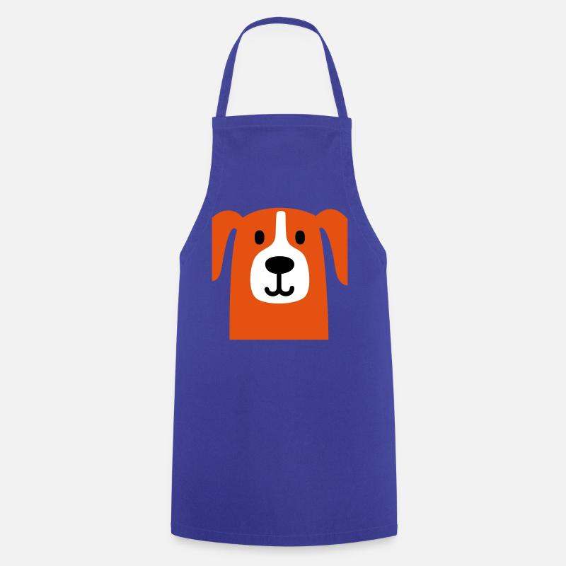 Cute dog - Cooking Apron - royal blue