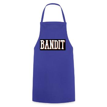 bandit dieb ganowe - Kochschürze - Royalblau - Vorne - AI Model Male 185 dark (185cm)