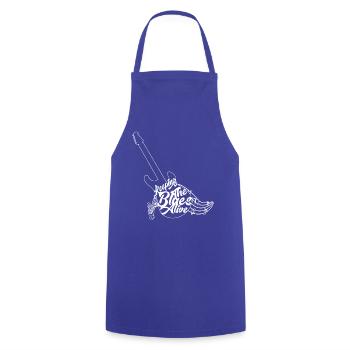 Den Blues am Leben erhalten - Kochschürze - Royalblau - Vorne - AI Model Male 185 dark (185cm)
