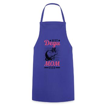 Best Degu Mom Ever Rodent Degus - Cooking Apron - royal blue - Front - AI Model Male 185 dark (185cm)
