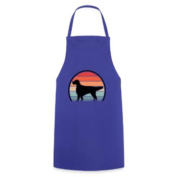 English Setter Retro Englischer Setter Vintage - Cooking Apron - royal blue - Front - AI Model Male 185 dark (185cm)