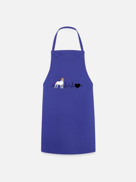 Parson Russell Terrier Herzschlag - Kochschürze - Royalblau