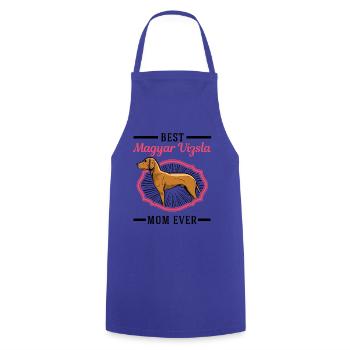 Meilleure maman Magyar Vizsla de tous les temps - Tablier de cuisine - bleu royal - Devant - AI Model Male 185 dark (185cm)