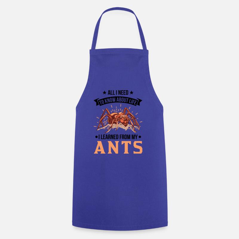 AAnt Fourmi fourmi fourmi - Tablier de cuisine - bleu royal