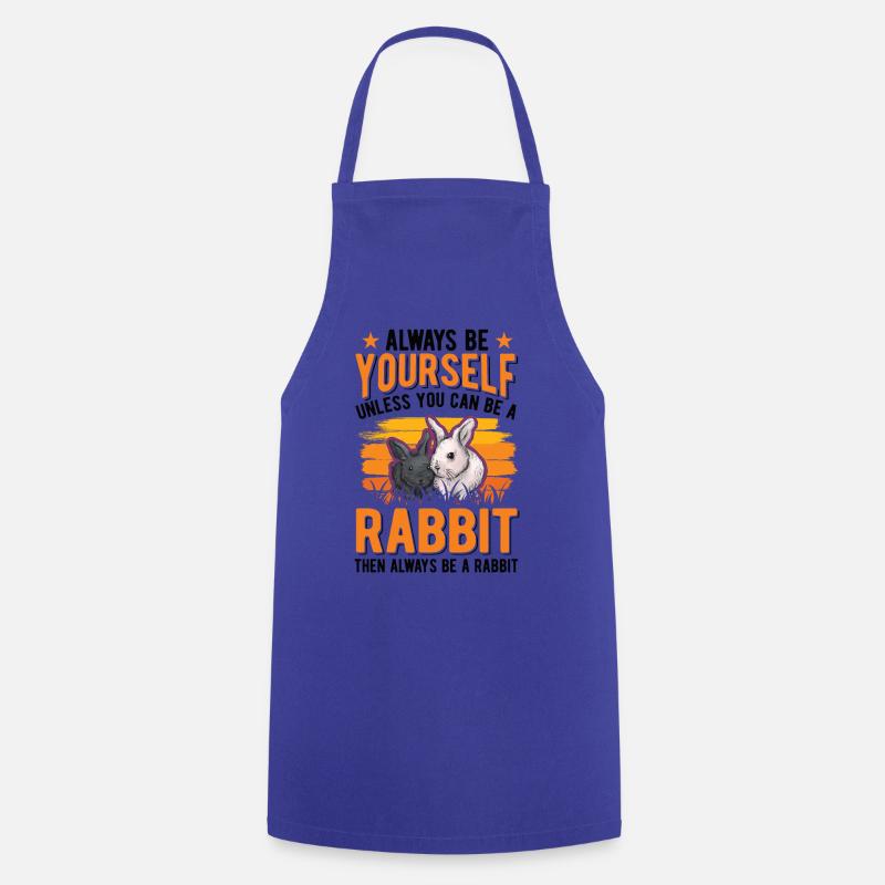 Lapin Lapin Lapin Lapin - Tablier de cuisine - bleu royal