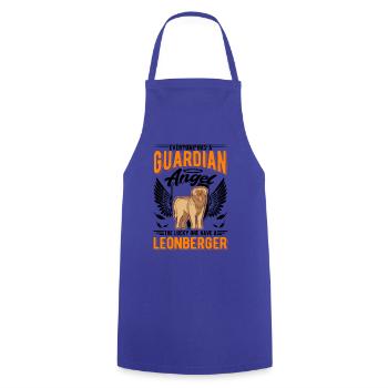 Leonberger Guardian Angel - Cooking Apron - royal blue - Front - AI Model Male 185 dark (185cm)