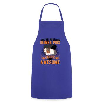 Cochon d’Inde Cadeau Cochon d’Inde - Tablier de cuisine - bleu royal - Devant - AI Model Male 185 dark (185cm)