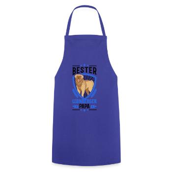 Bester Leonberger Papa - Kochschürze - Royalblau - Vorne - AI Model Male 185 dark (185cm)