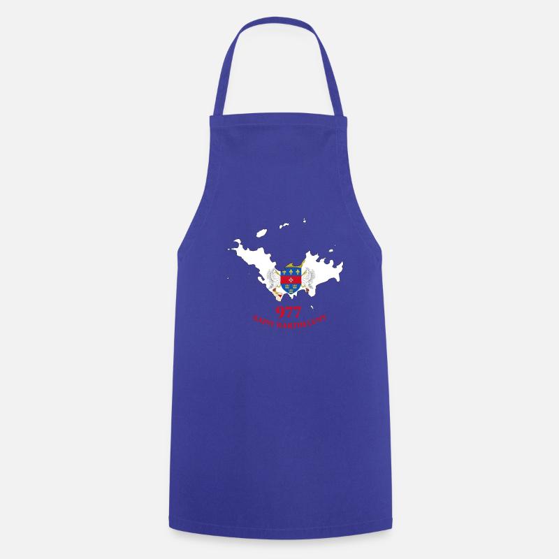 Saint-Barthelemy - Tablier de cuisine - bleu royal