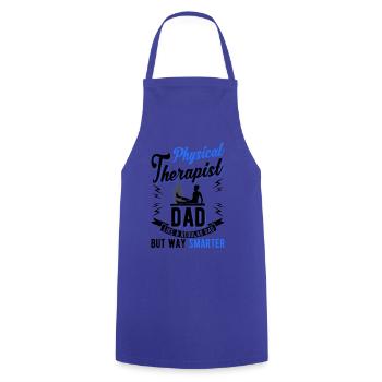 Physiotherapist Father Physio Papa - Cooking Apron - royal blue - Front - AI Model Male 185 dark (185cm)