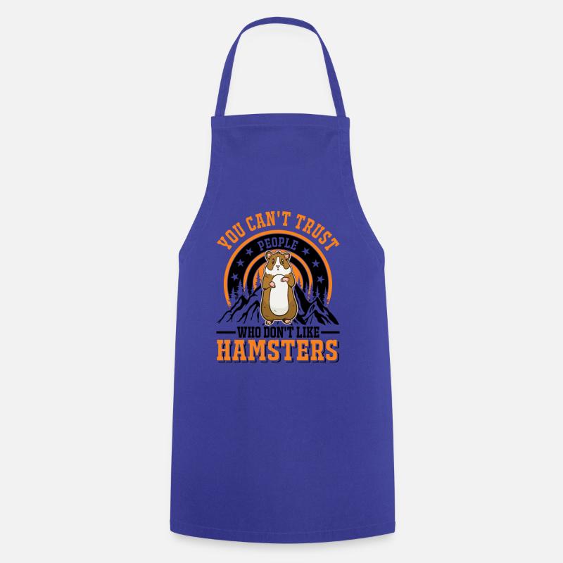 Hamster Gift Golden Hamster Hamster - Cooking Apron - royal blue