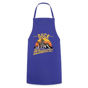 Ducks Whisperer Duck Whisperer Duck Breeder - Cooking Apron - royal blue - Front - AI Model Male 185 dark (185cm)