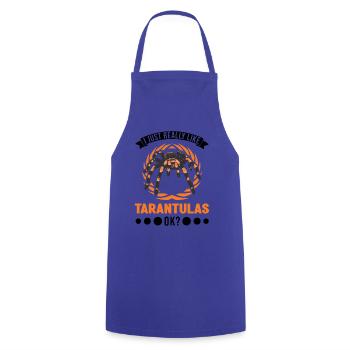 J’aime vraiment Tarantulas ok Tarantula - Tablier de cuisine - bleu royal - Devant - AI Model Male 185 dark (185cm)