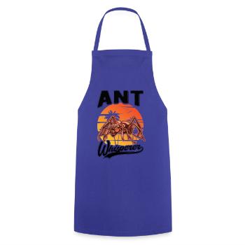 Ameisen Flüsterer Ameisenhaufen Ant Whisperer - Kochschürze - Royalblau - Vorne - AI Model Male 185 dark (185cm)