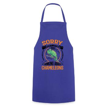 Idée cadeau caméléon caméléon - Tablier de cuisine - bleu royal - Devant - AI Model Male 185 dark (185cm)