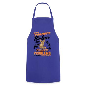 Fennec Gift Desert Fox Fennec - Cooking Apron - royal blue - Front - AI Model Male 185 dark (185cm)