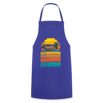 Best Duck Mom Ever Ducks Mama - Cooking Apron - royal blue - Front - AI Model Male 185 dark (185cm)