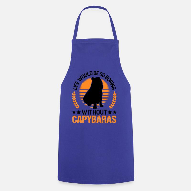 Capybara Cadeau Capibara capybara - Tablier de cuisine - bleu royal