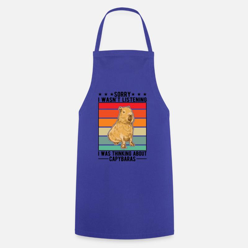Capybara Cadeau Capibara capybara - Tablier de cuisine - bleu royal