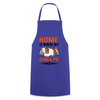 Guinea pigs at home Guinea Pig - Cooking Apron - royal blue - Front - AI Model Male 185 dark (185cm)
